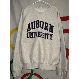 MV Sport Pro Weave Auburn Tigers Sweatshirt Large Crewneck Football University